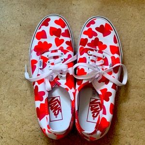 Brand new Valentines exclusive VANS! US size 7. Never worn amazing condition